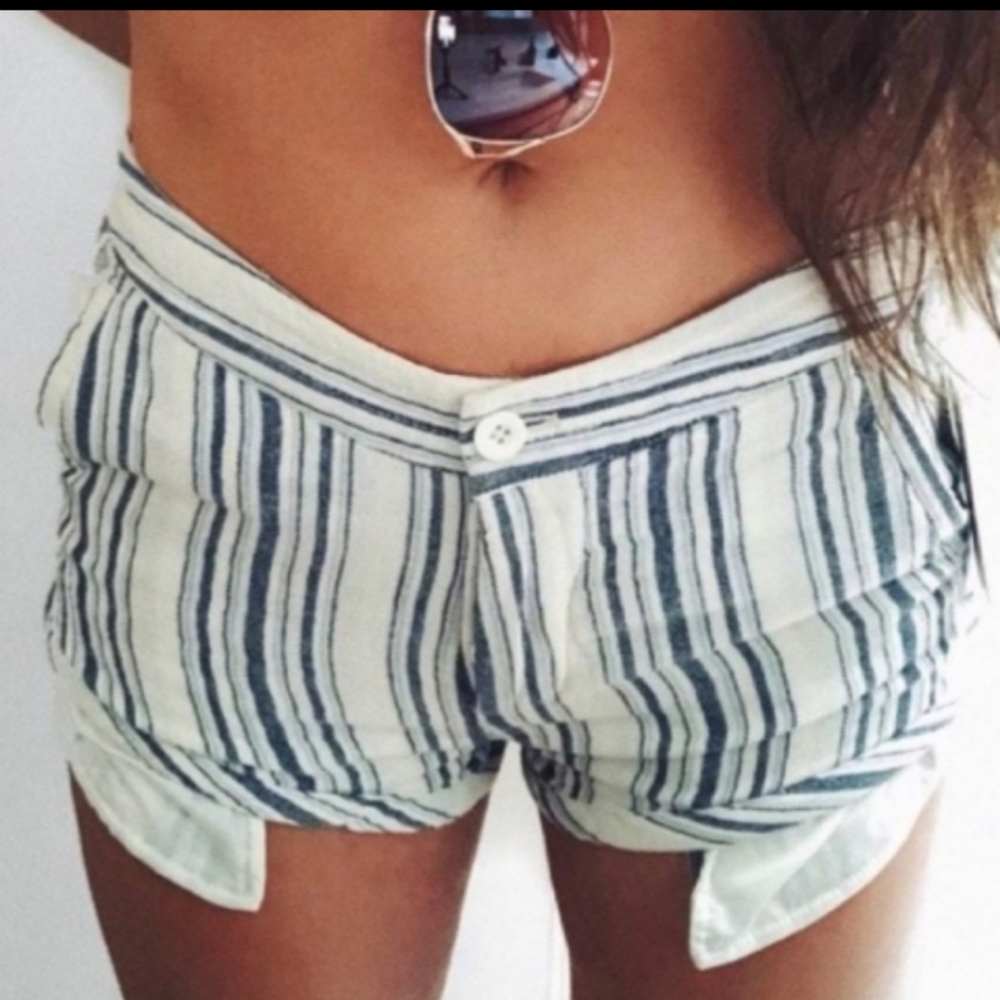 Free People Striped shorts sz8